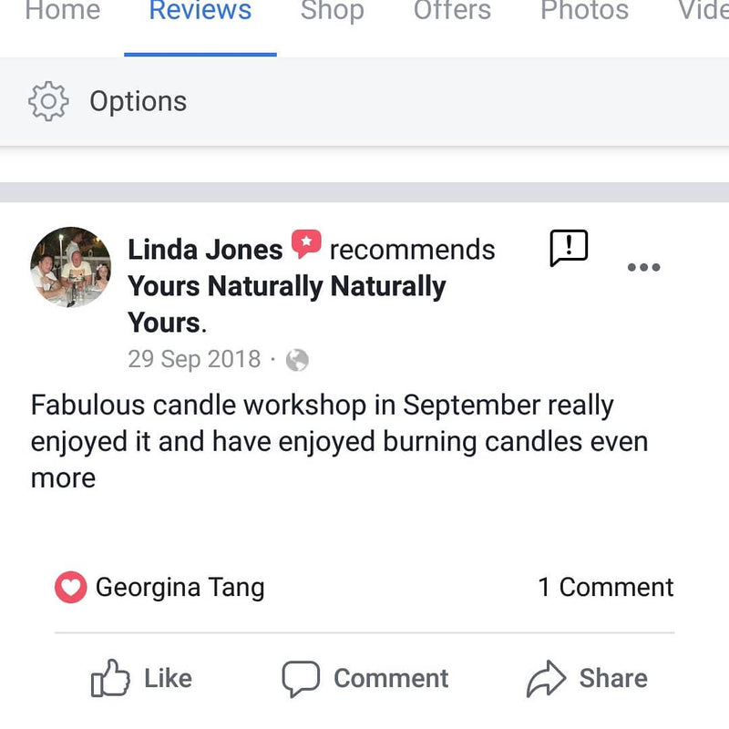 Fab review on candle workshop