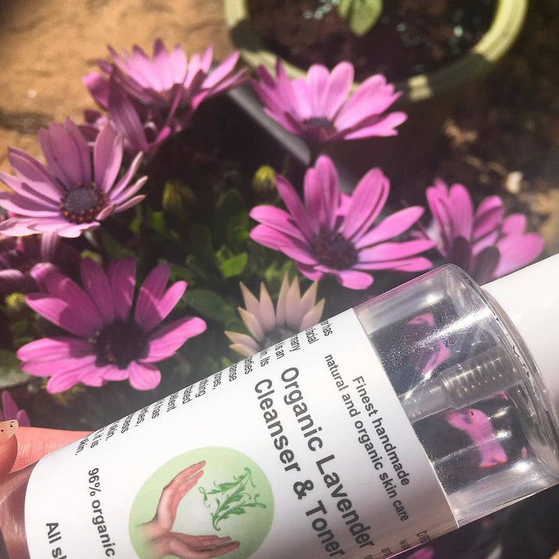 Yours naturally naturally yours : organic lavender cleanser and toner ⁣ ⁣