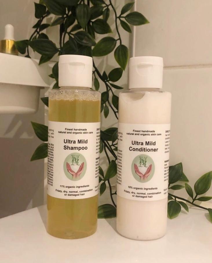 Ultra mild shampoo and conditioner
