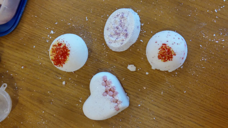 CREATIVE WORKS FROM THE BATH BOMB MAKING WORKSHOP