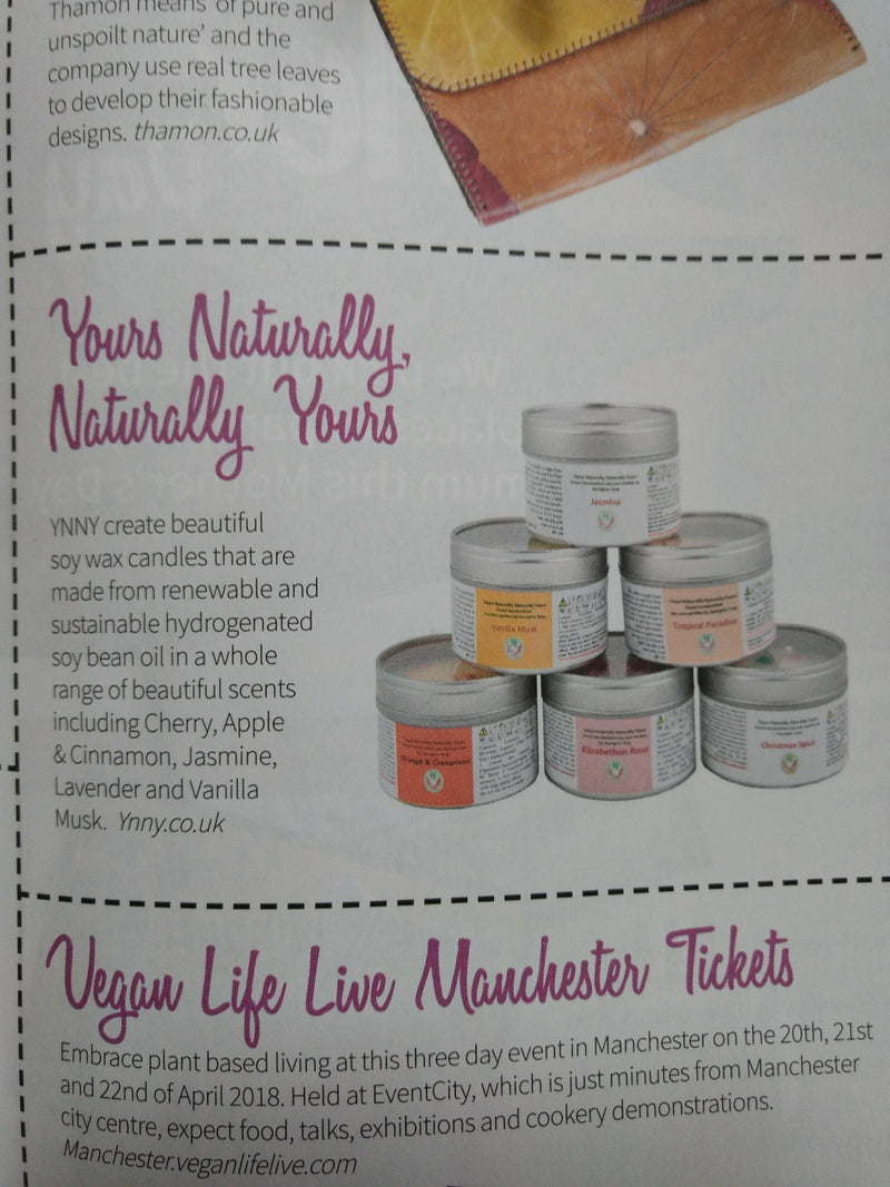 Special feature in Vegan Life Magazine