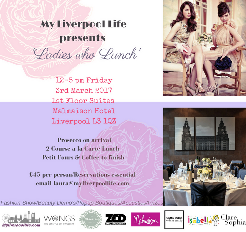 Ladies who lunch event on 3rd March 2017