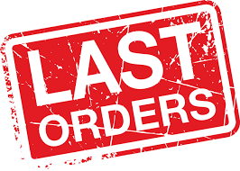 Last orders for Christmas delivery