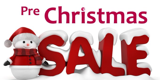 PRE-CHRISTMAS SALE IS NOW ON