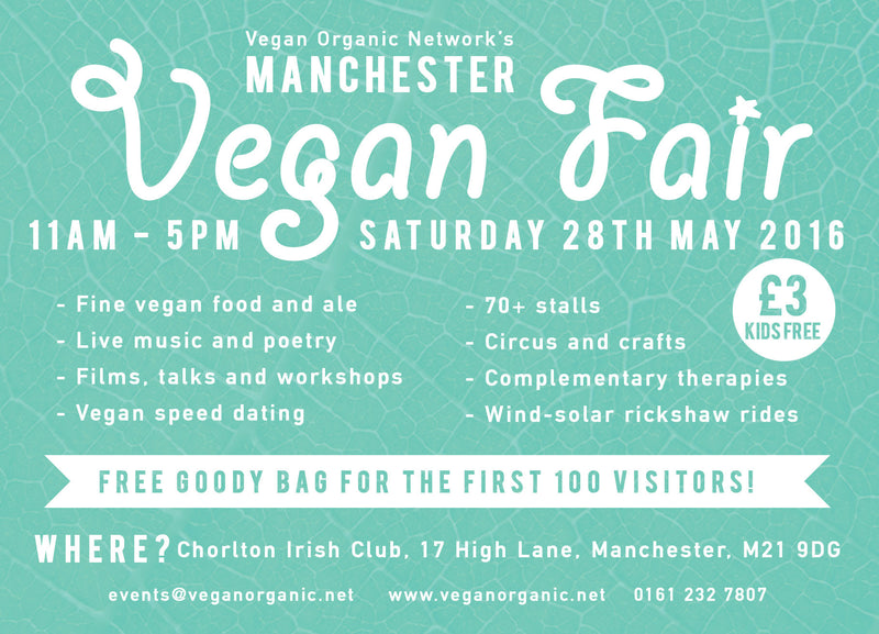 Manchester Vegan Fair on 28th May 2016