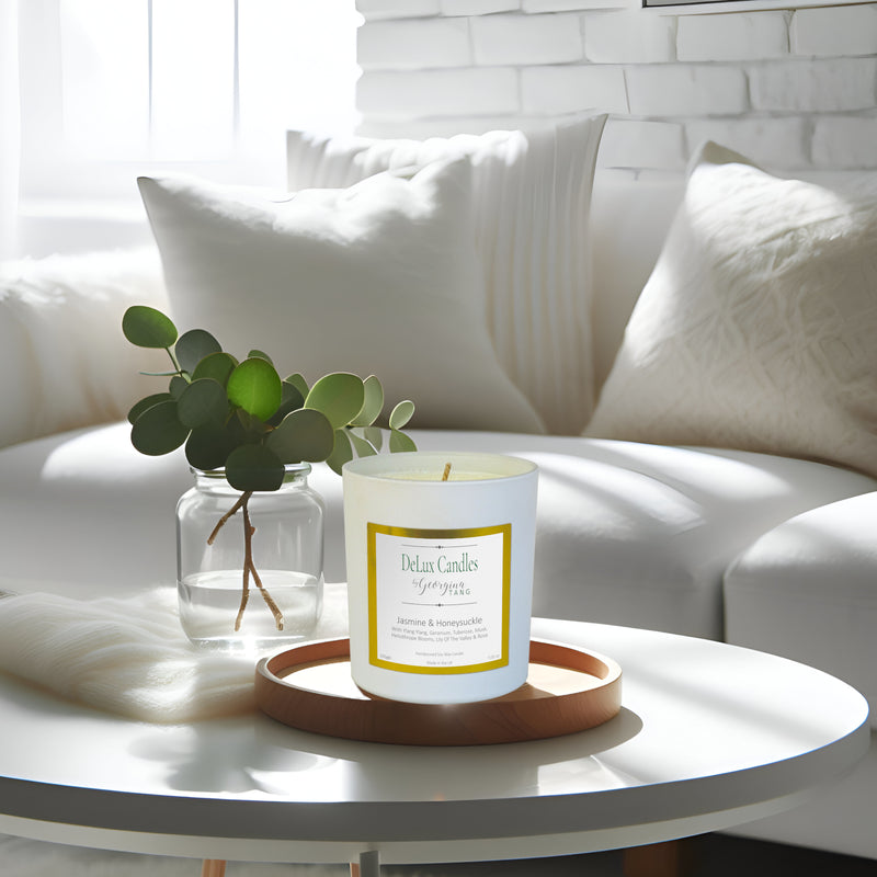 Jasmine and Honeysuckle Soy Wax Candle & Wax Melts