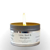 Lime, Basil and Mandarin Soy Wax Candle & Waax Melts