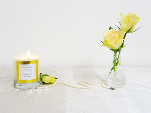 English Pear and Freesia Soy Wax Candle & Wax Melts